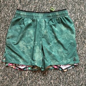 Chubies Brand Athletic Shorts with Patterned Lining